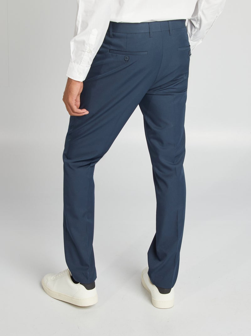 Pantaloni da completo slim blu - Kiabi