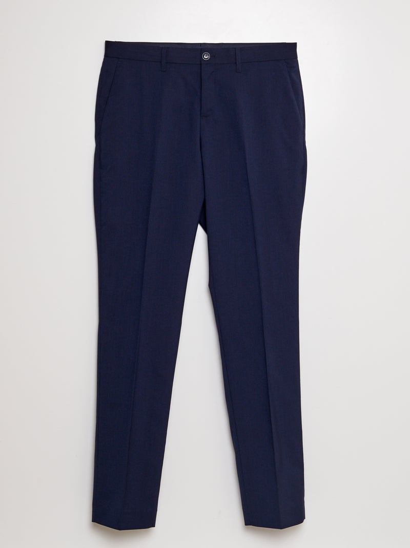 Pantaloni da completo slim Blu marine - Kiabi