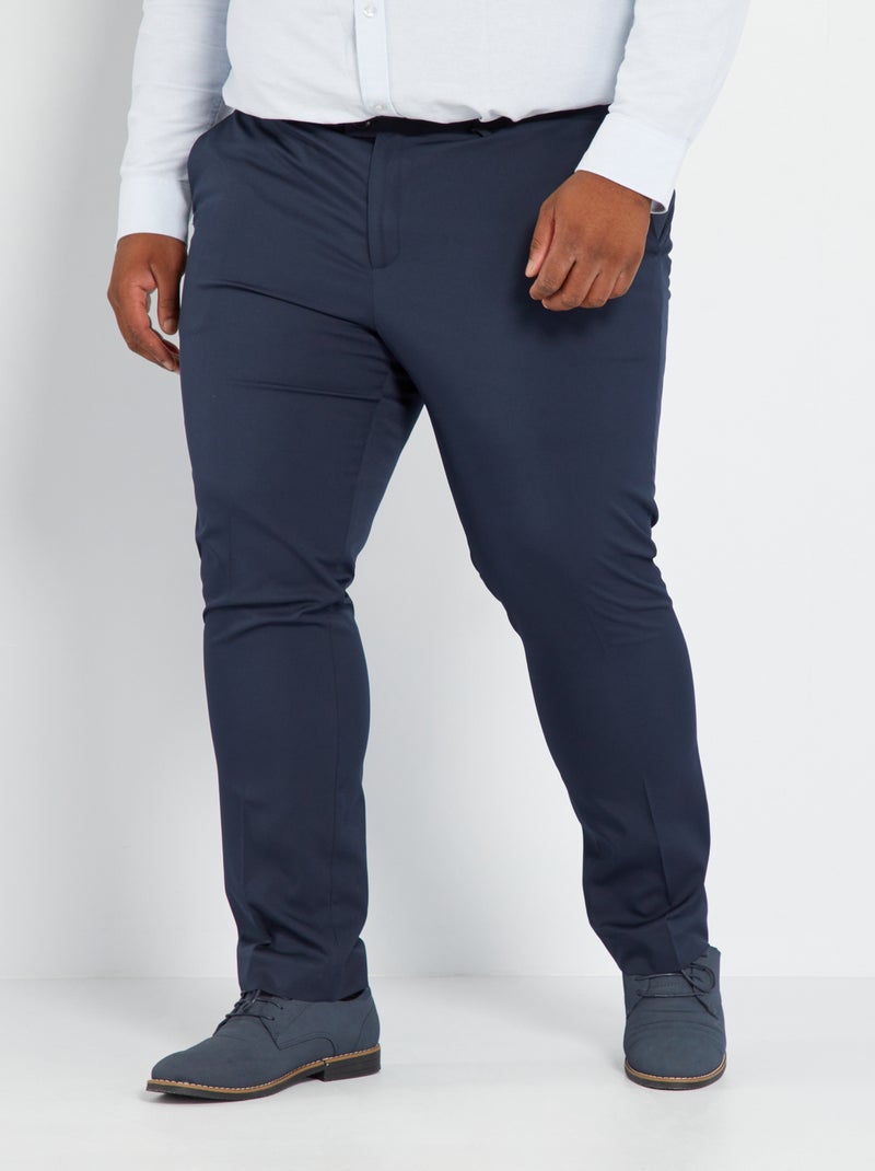 Pantaloni da completo slim blu - Kiabi