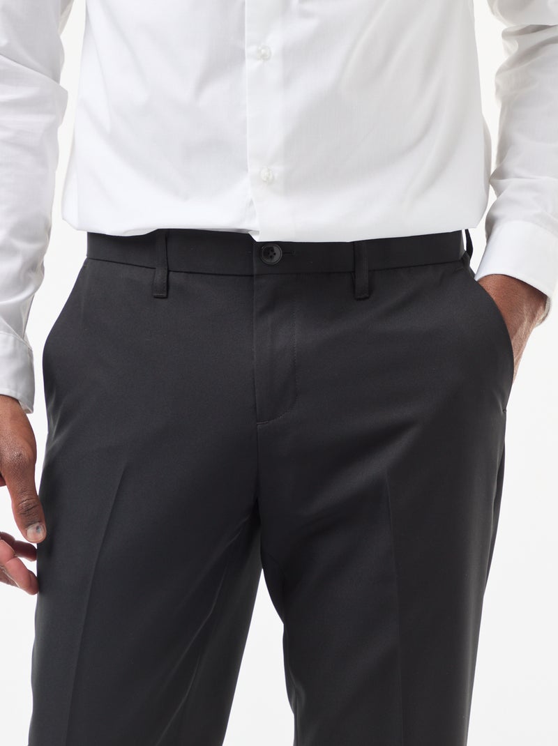 Pantaloni da completo slim nero - Kiabi