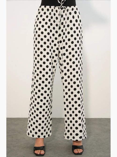 Pantaloni da donna a gamba ampia a pois bdart - Kiabi Pantaloni da donna a gamba ampia a pois bdart - Kiabi