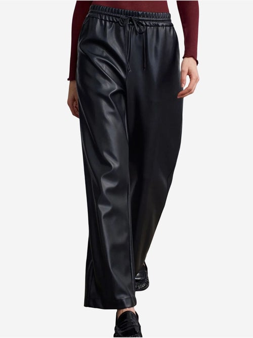 Pantaloni da donna a gamba ampia in ecopelle dilvin - Kiabi Pantaloni da donna a gamba ampia in ecopelle dilvin - Kiabi