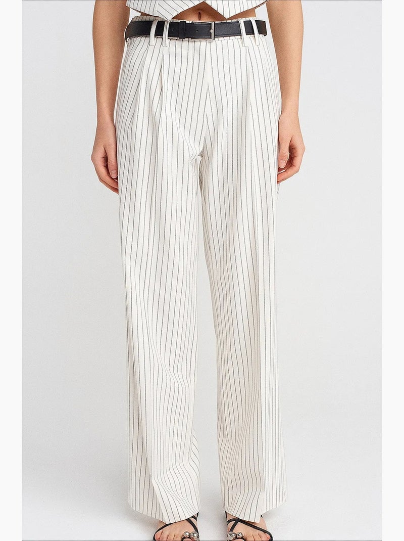 Pantaloni da donna a gamba dritta dilvin Bianco sporco - Kiabi
