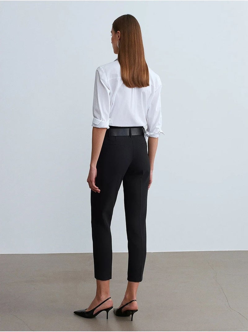 Pantaloni da donna a gamba dritta dilvin Nero - Kiabi
