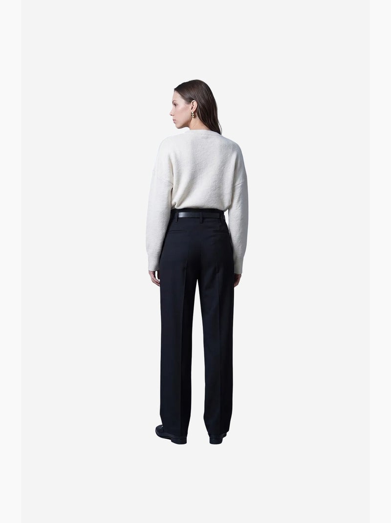Pantaloni da donna a gamba dritta dilvin Nero - Kiabi