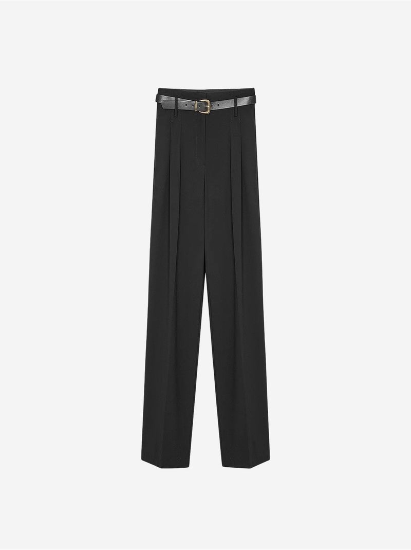 Pantaloni da donna a gamba dritta dilvin Nero - Kiabi