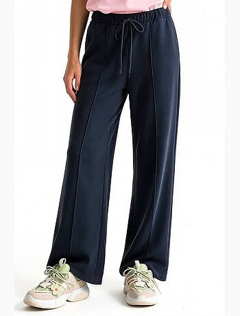 Pantaloni da donna a gamba dritta in misto modal busem