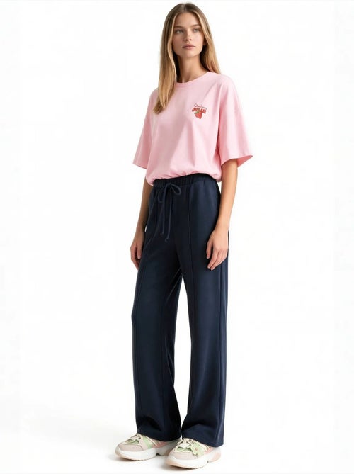 Pantaloni da donna a gamba dritta in misto modal busem - Kiabi Pantaloni da donna a gamba dritta in misto modal busem - Kiabi
