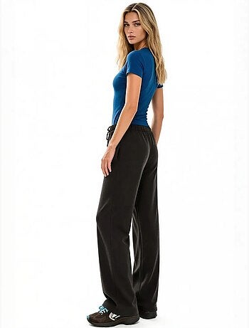 Pantaloni da donna a gamba dritta in misto modal busem