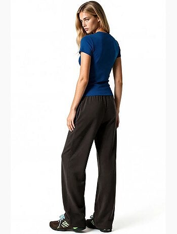 Pantaloni da donna a gamba dritta in misto modal busem