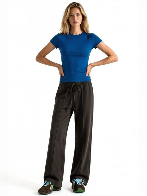 Pantaloni da donna a gamba dritta in misto modal busem - Kiabi Pantaloni da donna a gamba dritta in misto modal busem - Kiabi