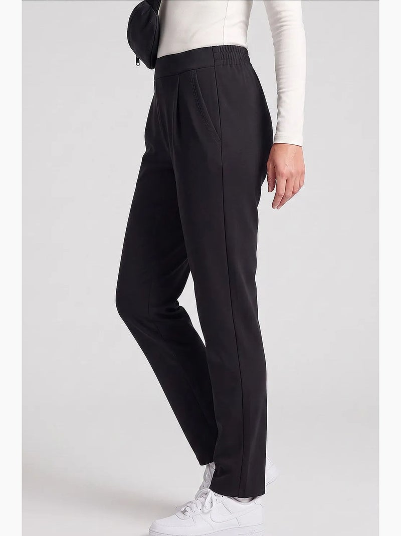 Pantaloni da donna a gamba dritta tommy Nero - Kiabi