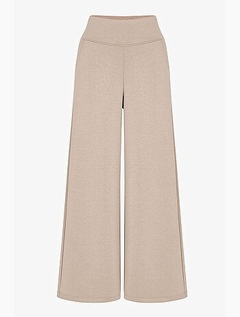 Pantaloni da donna a gamba larga e vita alta penti
