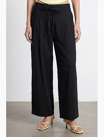 Pantaloni da donna a righe a gamba ampia dilvin