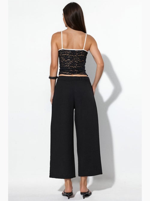 Pantaloni da donna a vita alta a gamba ampia busem - Kiabi