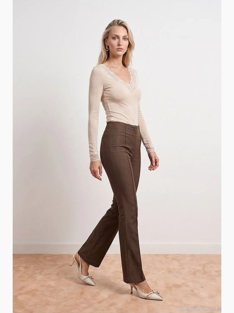 Pantaloni da donna dilvin Marrone - Kiabi