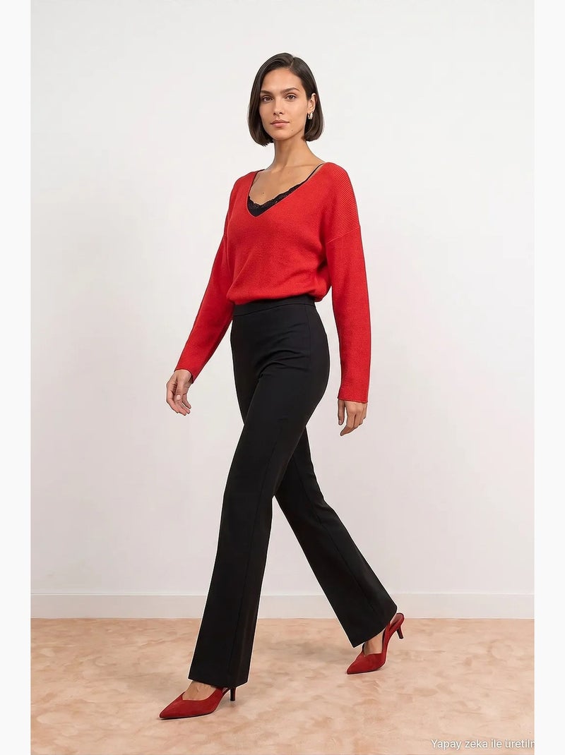 Pantaloni da donna dilvin Nero - Kiabi