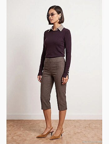 Pantaloni da donna in cotone dilvin