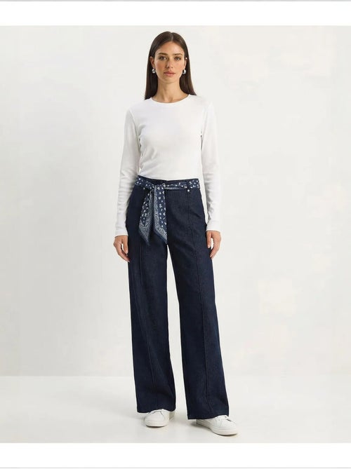 Pantaloni da donna in cotone elasticizzato lucci - Kiabi Pantaloni da donna in cotone elasticizzato lucci - Kiabi