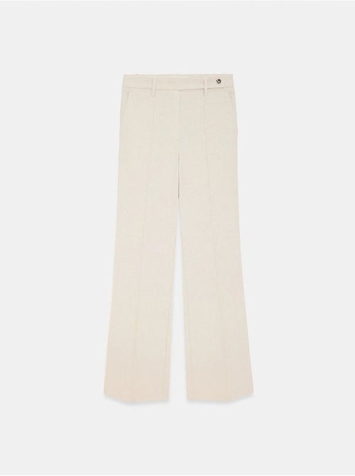 Pantaloni da donna in crêpe a gamba ampia a vita media dilvin - Kiabi Pantaloni da donna in crêpe a gamba ampia a vita media dilvin - Kiabi