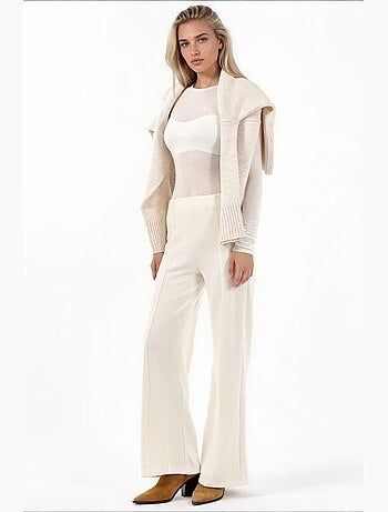 Pantaloni da donna in misto cotone busem