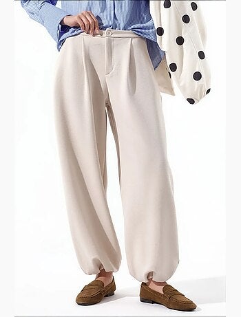 Pantaloni da donna in misto cotone busem