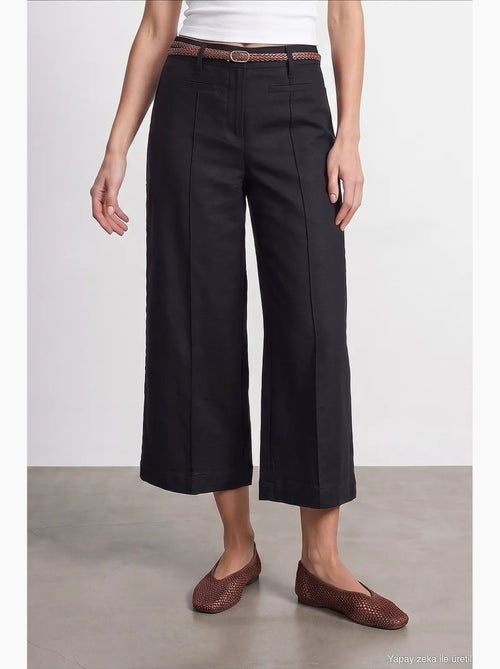 Pantaloni da donna in misto lino dilvin - Kiabi Pantaloni da donna in misto lino dilvin - Kiabi