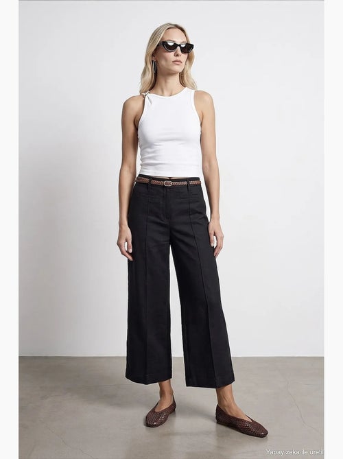 Pantaloni da donna in misto lino dilvin - Kiabi Pantaloni da donna in misto lino dilvin - Kiabi