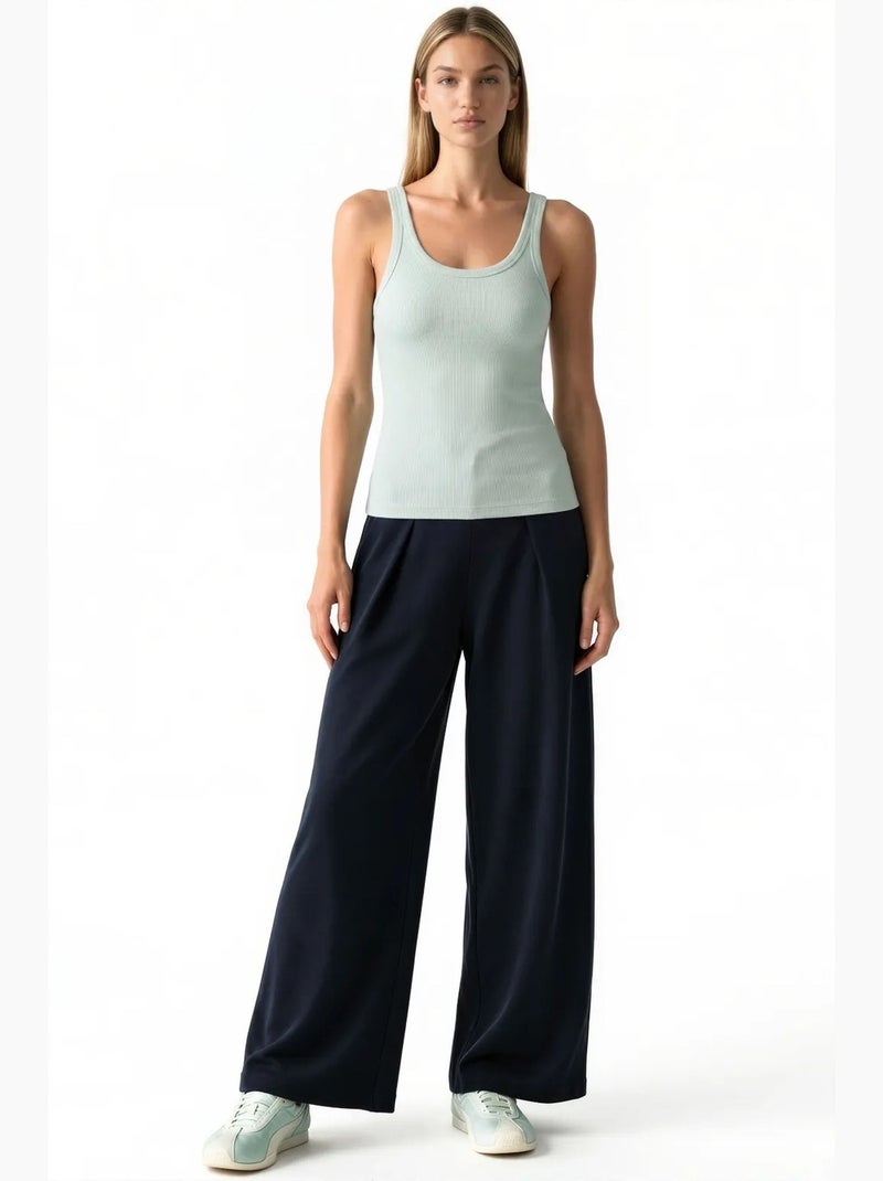 Pantaloni da donna in misto modal busem Blu marino - Kiabi