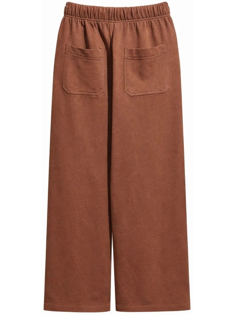 Pantaloni da donna in modal e poliestere mixray Marrone - Kiabi