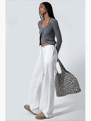 Pantaloni da donna in poliestere-cotone busem