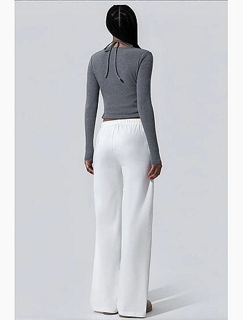Pantaloni da donna in poliestere-cotone busem