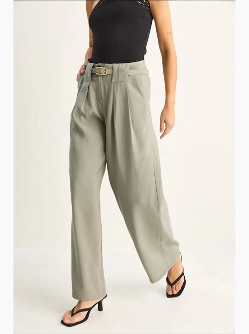 Pantaloni da donna in poliestere-elastan lucci - Kiabi Pantaloni da donna in poliestere-elastan lucci - Kiabi