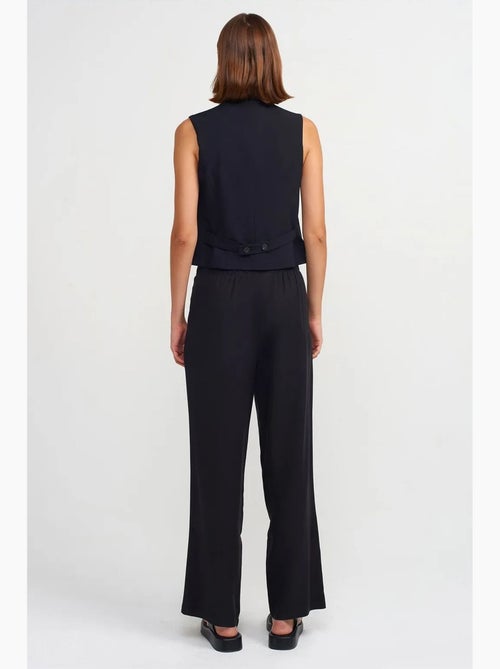 Pantaloni da donna in tencel a gamba ampia con vita con coulisse dilvin - Kiabi Pantaloni da donna in tencel a gamba ampia con vita con coulisse dilvin - Kiabi