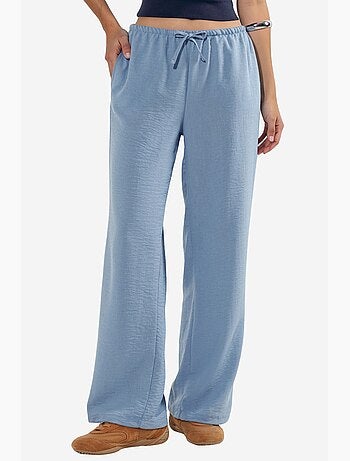 Pantaloni da donna in tessuto a gamba dritta busem