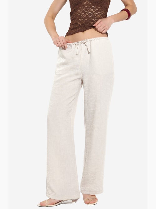 Pantaloni da donna in tessuto a gamba dritta busem - Kiabi Pantaloni da donna in tessuto a gamba dritta busem - Kiabi