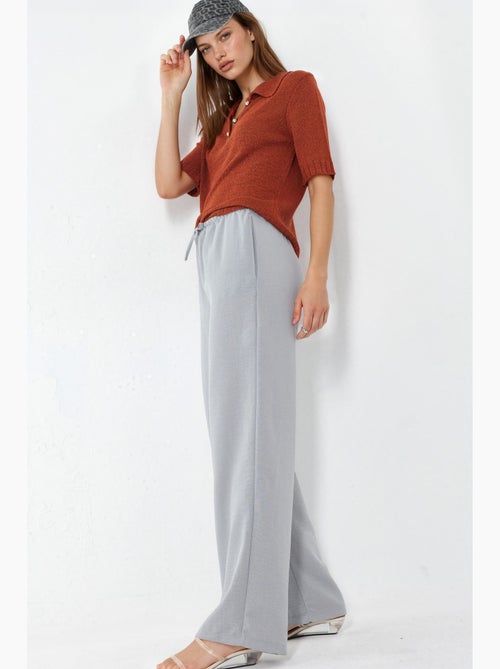 Pantaloni da donna in tessuto a gamba dritta busem - Kiabi