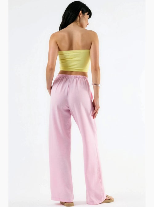 Pantaloni da donna in tessuto a gamba dritta busem - Kiabi Pantaloni da donna in tessuto a gamba dritta busem - Kiabi