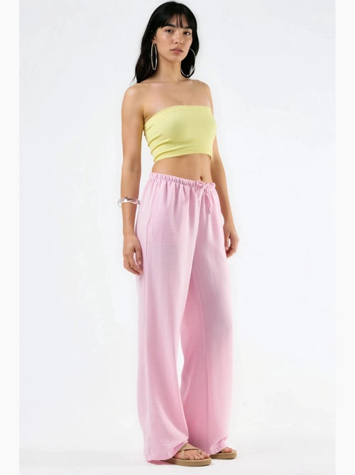 Pantaloni da donna in tessuto a gamba dritta busem - Kiabi Pantaloni da donna in tessuto a gamba dritta busem - Kiabi