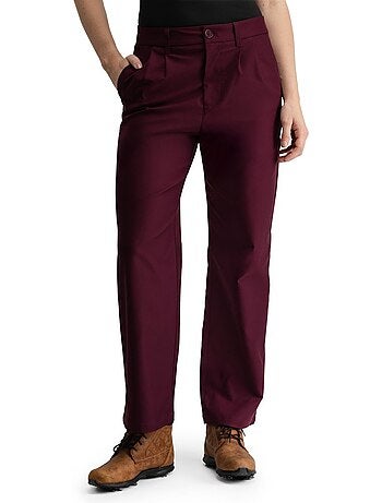 Pantaloni da golf a gamba dritta donna golf donna iron-w cherry