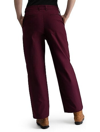 Pantaloni da golf a gamba dritta donna golf donna iron-w cherry