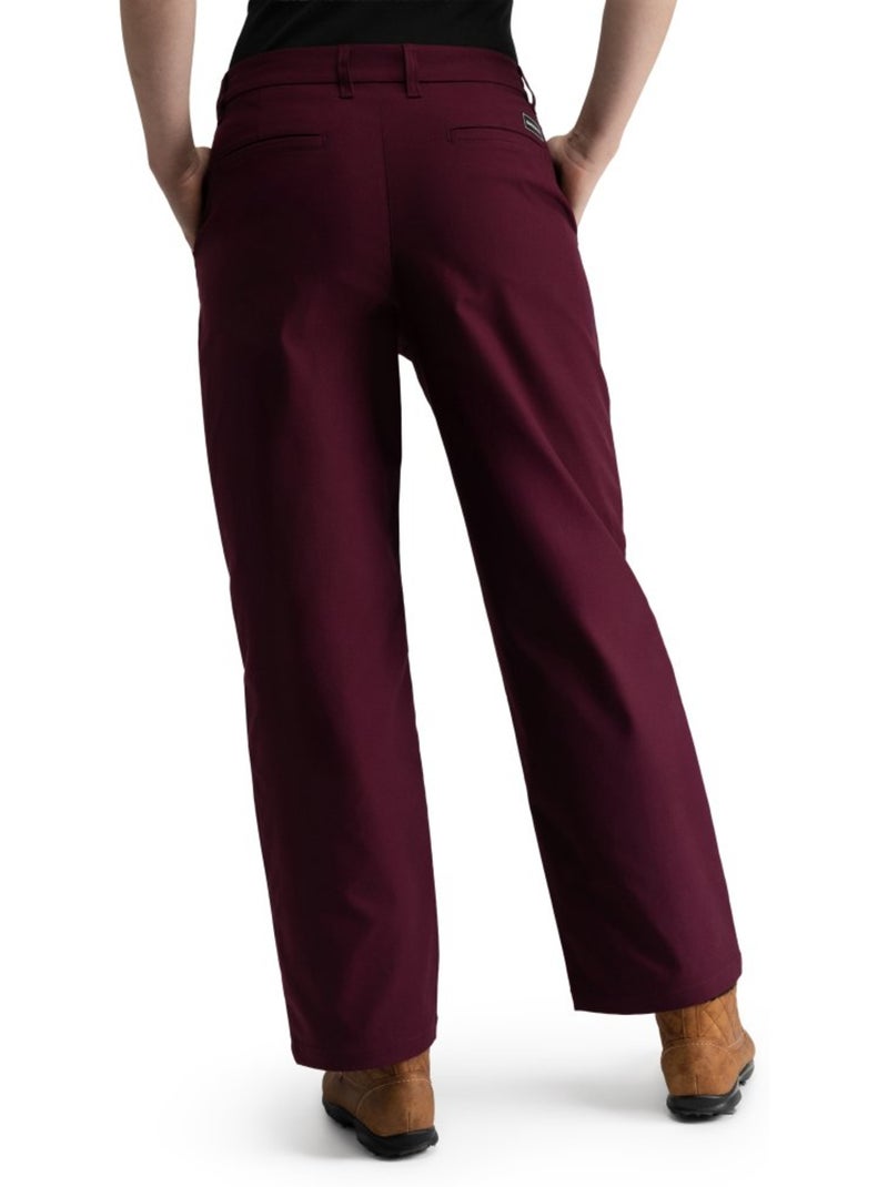 Pantaloni da golf a gamba dritta donna golf donna iron-w cherry Rosso - Kiabi
