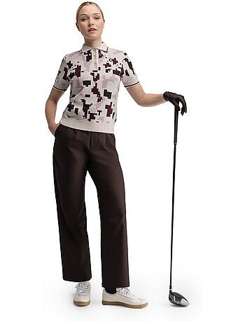 Pantaloni da golf a gamba dritta donna golf donna iron-w dark
