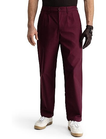 Pantaloni da golf a gamba dritta uomo golf uomo iron cherry
