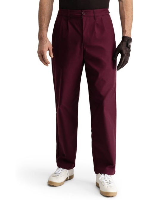 Pantaloni da golf a gamba dritta uomo golf uomo iron cherry - Kiabi