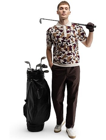 Pantaloni da golf a gamba dritta uomo golf uomo iron dark