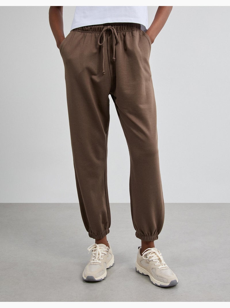 Pantaloni da jogger fatti di morbido, mo fashion Beige - Kiabi