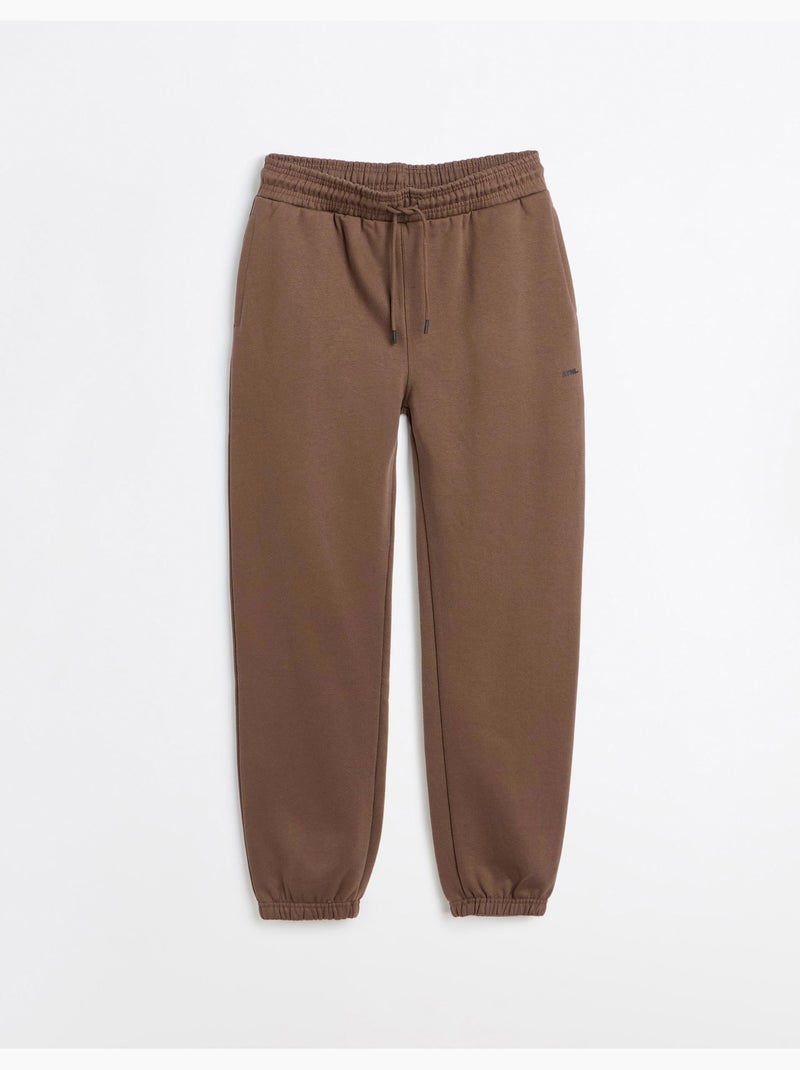 Pantaloni da jogger fatti di morbido, mo fashion Marrone - Kiabi
