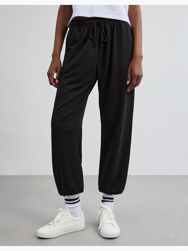 Pantaloni da jogger fatti di morbido, mo fashion Nero - Kiabi