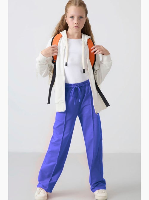 Pantaloni da jogging a coste tommy - Kiabi